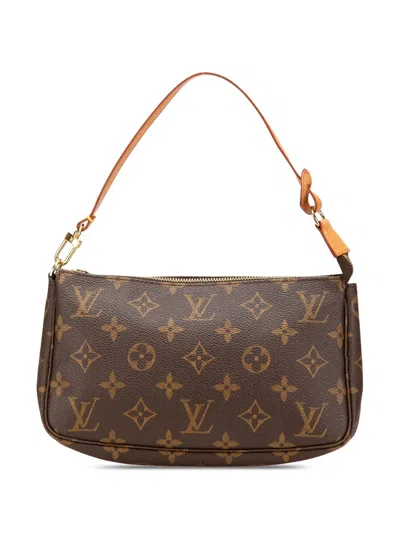 Pre-owned Louis Vuitton 2002 Monogram Pochette Accessoires Shoulder Bag