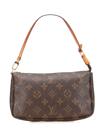 Pre-owned Louis Vuitton 2002 Monogram Pochette Accessoires Shoulder Bag