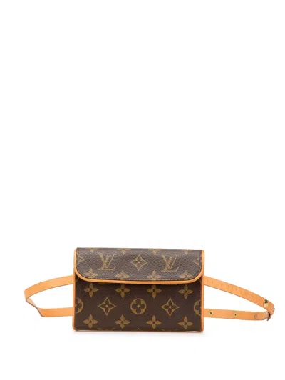 Pre-owned Louis Vuitton 2002 Monogram Pochette Florentine Belt Bag