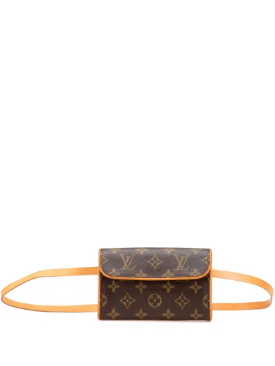 Pre-owned Louis Vuitton 2002 Monogram Pochette Florentine Belt Bag