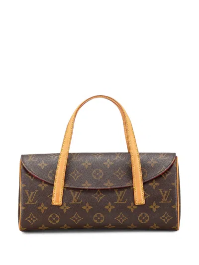 Pre-owned Louis Vuitton 2002 Monogram Sonatine Handbag In Brown