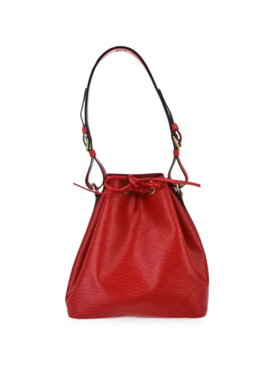 Pre-owned Louis Vuitton 2002 Petite Noé Shoulder Bag In Red