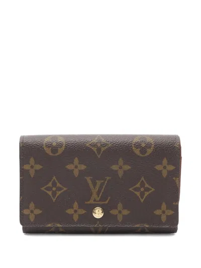 Pre-owned Louis Vuitton 2002 Porte-monnaie Bie Tresor Monogram Bi-fold Wallet