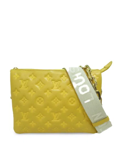 Pre-owned Louis Vuitton 2002  Coussin Pm Shoulder Bag In Yellow