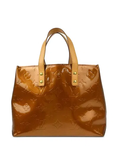 Pre-owned Louis Vuitton 2002 Reade Pm Tote Bag In 褐色