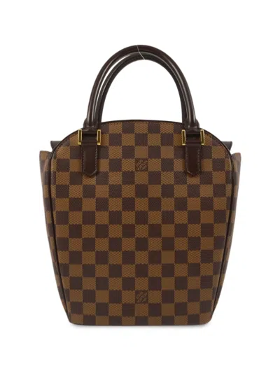 Pre-owned Louis Vuitton 2002 Sarria Seau Handbag In Brown