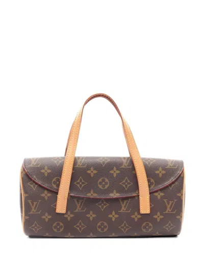Pre-owned Louis Vuitton 2002 Sonatine Monogram Tote Bag In Brown
