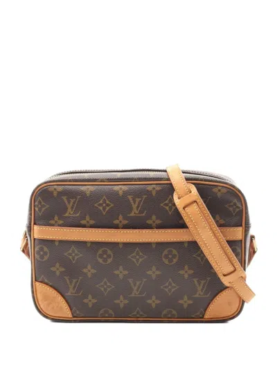 Pre-owned Louis Vuitton 2002 Trocadero Monogram Shoulder Bag In Brown