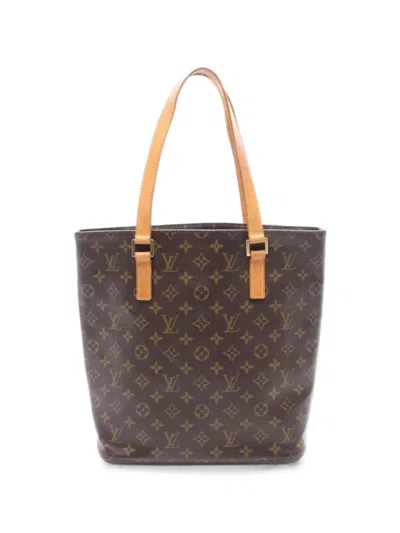 Pre-owned Louis Vuitton 2002 Vivian Gm Monogram Tote Bag In Brown