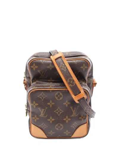Pre-owned Louis Vuitton 2003 Amazon Cross-body Bag In Brown