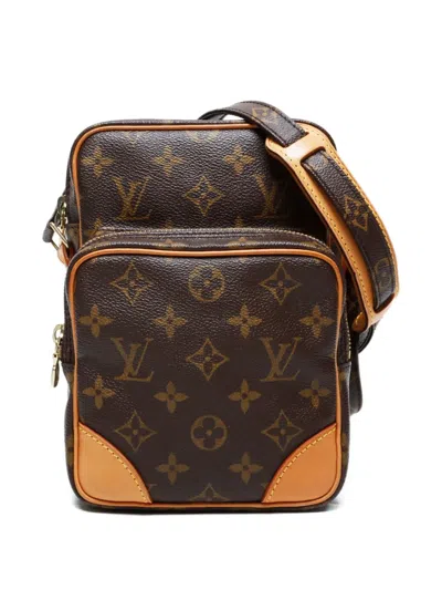 Pre-owned Louis Vuitton 2003 Amazon Crossbody Bag In Brown