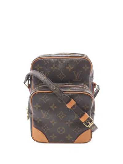 Pre-owned Louis Vuitton 2003 Amazon Monogram Shoulder Bag In Brown