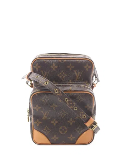Pre-owned Louis Vuitton 2003 Amazon Monogram Shoulder Bag In Brown