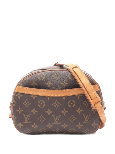 Pre-owned Louis Vuitton 2003 Blower Monogram Cross Body Bag In Brown