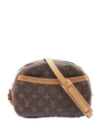 Pre-owned Louis Vuitton 2003 Blower Monogram-pattern Shoulder Bag In Brown