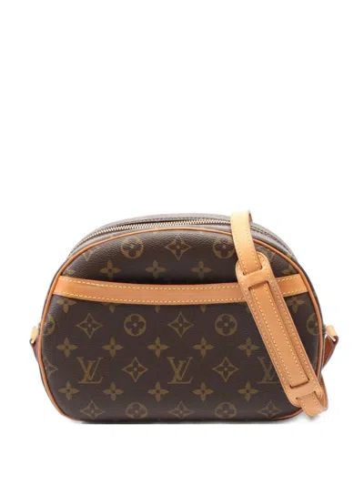 Pre-owned Louis Vuitton 2003 Blower Monogram Shoulder Bag In Brown
