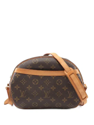 Pre-owned Louis Vuitton 2003 Blower Monogram Shoulder Bag In Brown