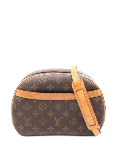 Pre-owned Louis Vuitton 2003 Blower Monogram Shoulder Bag In Brown