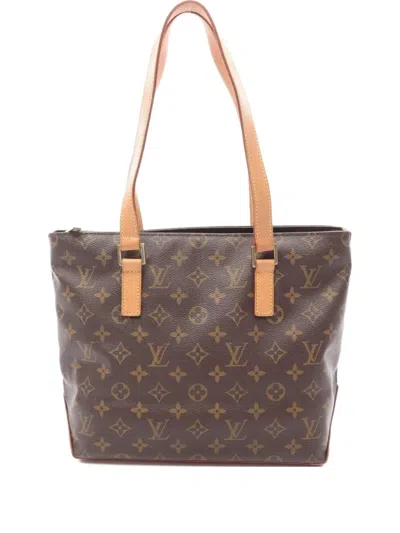 Pre-owned Louis Vuitton 2003 Cabas Piano Handbag In Brown