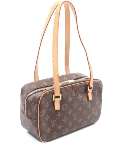 Pre-owned Louis Vuitton 2003 Cite Mm Shoulder Bag In Brown