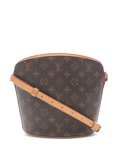 Pre-owned Louis Vuitton 2003 Druot Shoulder Bag In Brown