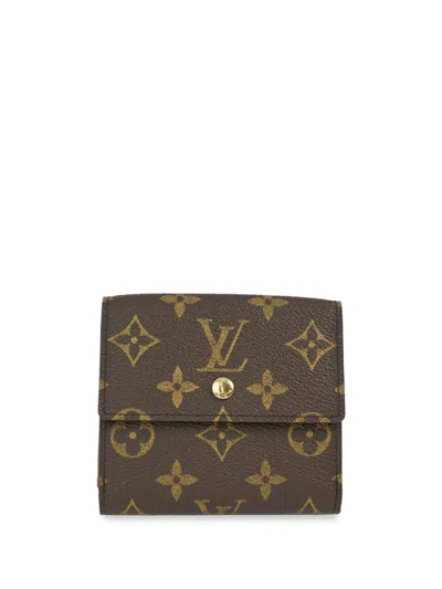 Pre-owned Louis Vuitton 2003 Elise Wallet In Brown
