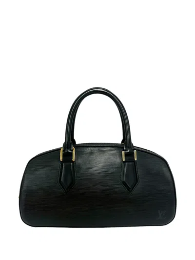 Pre-owned Louis Vuitton 2003 Epi Jasmine Handbag In Black