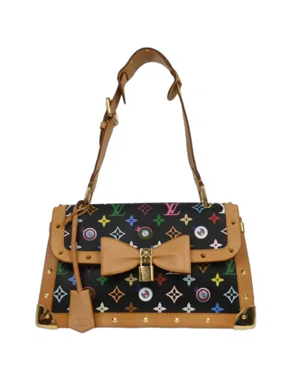 Pre-owned Louis Vuitton 2003 Eye Love Monogram Eye Need You Handbag In Black