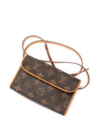 Pre-owned Louis Vuitton 2003 Florentine Belt Bag In Brown