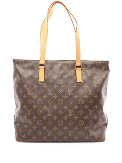 Pre-owned Louis Vuitton 2003 Kabamezo Monogram Tote Bag In Brown