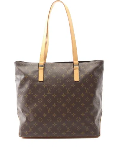 Pre-owned Louis Vuitton 2003 Kabamezo Monogram Tote Bag In Brown