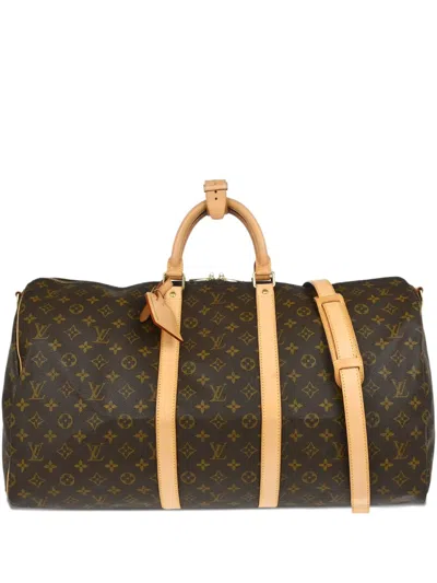 Pre-owned Louis Vuitton 2003 Keepall Bandouliere 55 Luggage