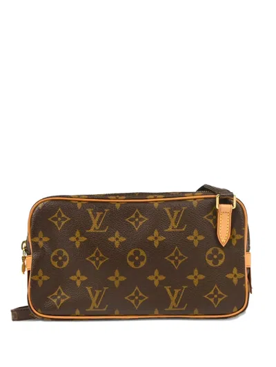 Pre-owned Louis Vuitton 2003 Marly Bandouliere Bag In Brown
