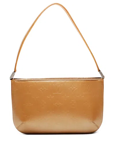 Pre-owned Louis Vuitton 2003 Mat Fowler Shoulder Bag In Gold