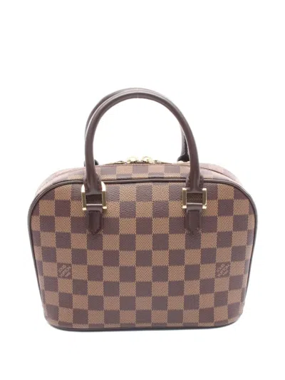 Pre-owned Louis Vuitton 2003 Mini Saria Handbag In Brown