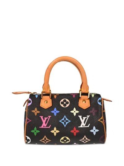Pre-owned Louis Vuitton 2003 Mini Speedy Handbag In Black