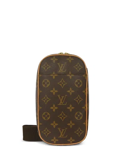 Pre-owned Louis Vuitton 2003 Monogram Backpack In Brown