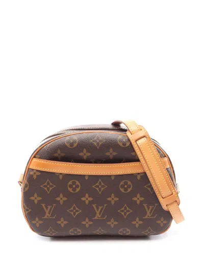 Pre-owned Louis Vuitton 2003 Monogram Blois Crossbody Bag In Brown