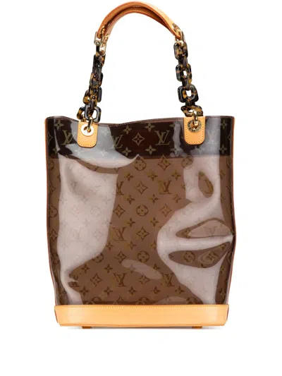 Pre-owned Louis Vuitton 2003 Monogram Cabas Sac Ambre Mm Tote Bag