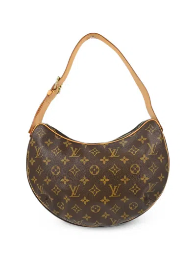 Louis Vuitton 2003 Monogram Croissant Handbag In Brown