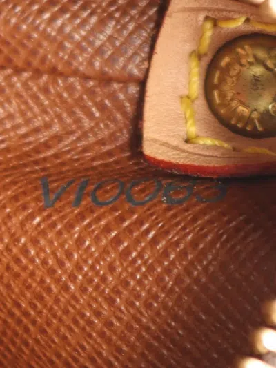 Pre-owned Louis Vuitton 2003 Monogram Drouot Crossbody Bag In Brown