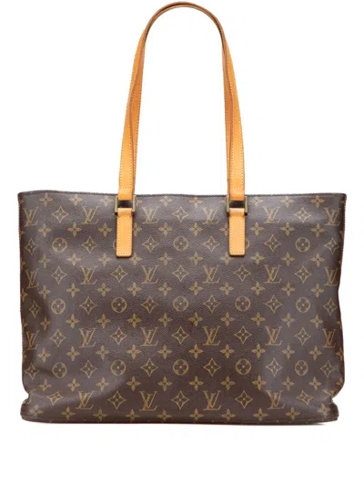 Pre-owned Louis Vuitton 2003 Monogram Luco Tote Bag In Brown