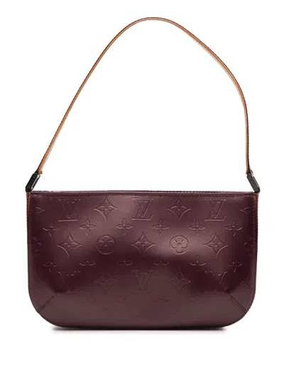 Pre-owned Louis Vuitton 2003 Monogram Mat Fowler Shoulder Bag In Purple