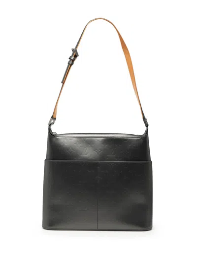 Pre-owned Louis Vuitton 2003 Monogram Mat Sutter Shoulder Bag In Gray