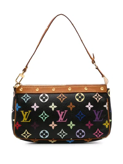 Pre-owned Louis Vuitton 2003 Monogram Multicolore Pochette Accessoires Shoulder Bag
