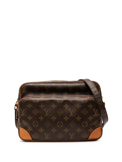 Pre-owned Louis Vuitton 2003 Monogram Nil Crossbody Bag In Brown