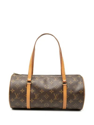 Pre-owned Louis Vuitton 2003 Monogram Papillon 30 Handbag In Brown