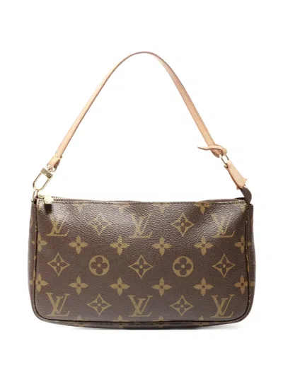 Pre-owned Louis Vuitton 2003 Monogram Shoulder Bag In Brown