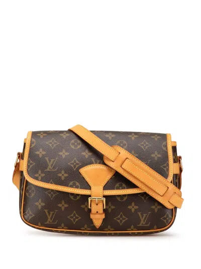 Pre-owned Louis Vuitton 2003 Monogram Sologne Crossbody Bag In Brown