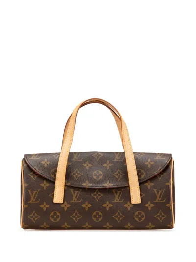 Pre-owned Louis Vuitton 2003 Monogram Sonatine Handbag In Brown